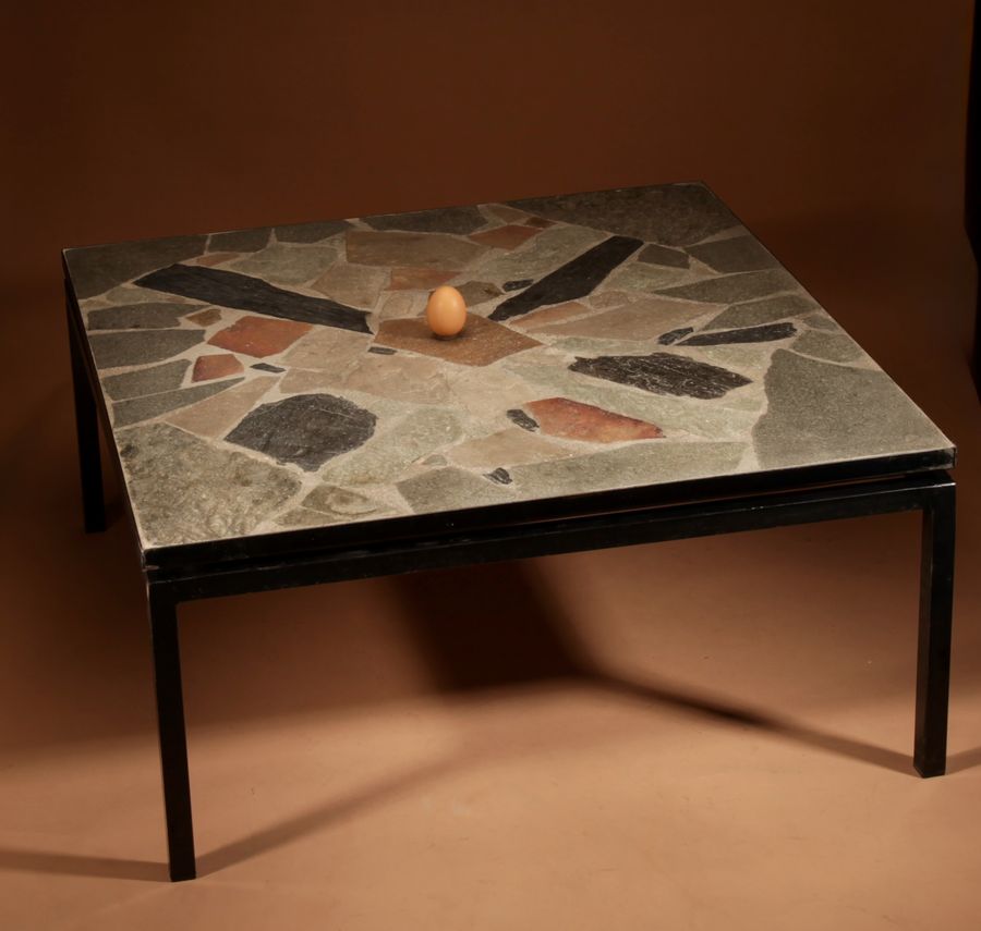 A Dutch Brutalist Period Coffee Table In The Style off Paul Kingma Circa 1970-80