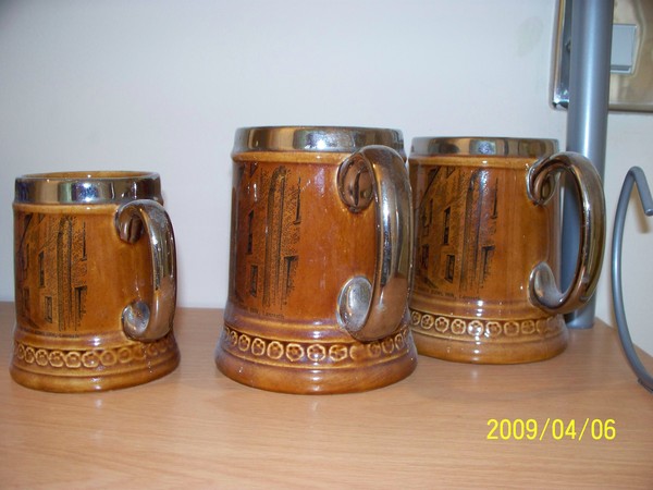 Lord Nelson Pottery Tankards