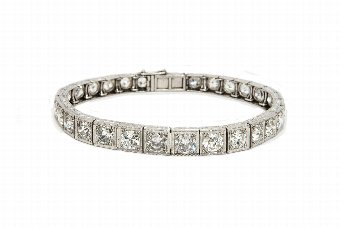 Old Cut Diamond Bracelet