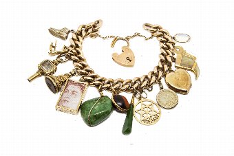 9CT Gold Charm Bracelet