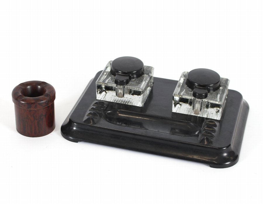 Art Deco 1930's Bakelite desk stand