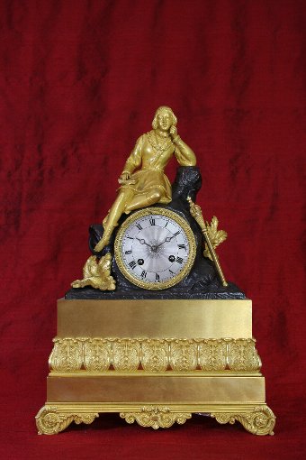 Young Prince with Mace French Clock