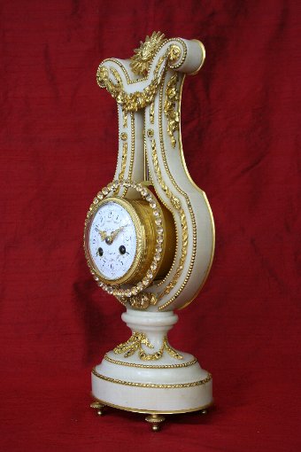 Antique  FRENCH LYRE CLOCK CIRCA 1822 
