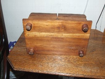 Antique Vintage Early 20th Century Rustic  Oak Stationary Cabinet