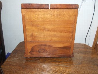 Antique Vintage Early 20th Century Rustic  Oak Stationary Cabinet