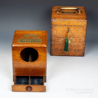 #9433 19th Century Kent Law Society Ballot Box