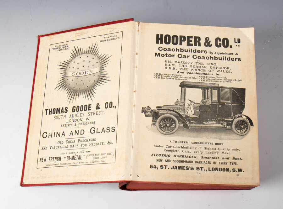 Antique #9675 W. Thornhill & Co. Oak Cased Set of Reference Directories dated 1895. Ref: 9675