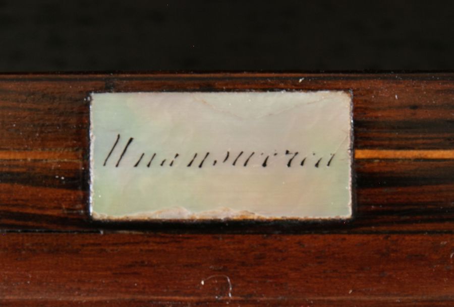 Antique #10150 An Edwardian Inlaid Mahogany Answered / Unanswered Correspondence Box