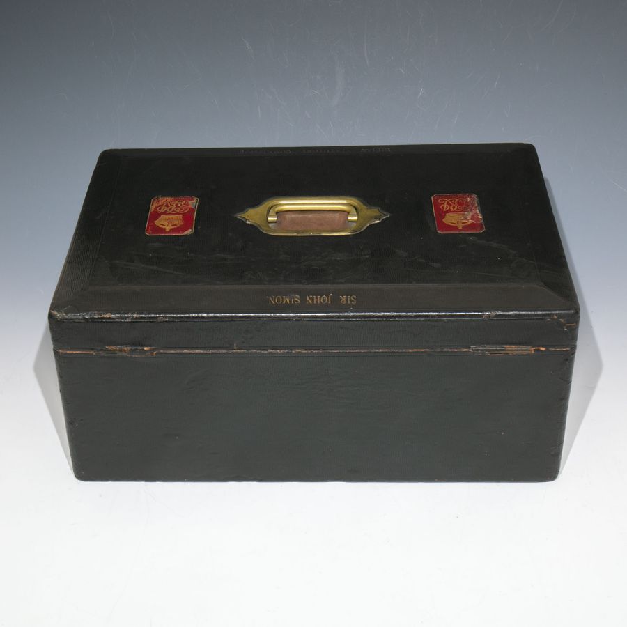 Antique #10133 Sir John Simon, ‘Indian Statutory Commission’ Despatch Box.