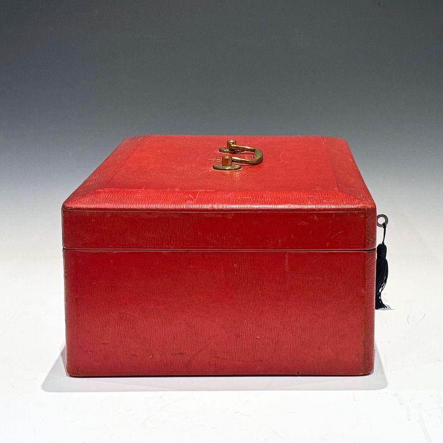 Antique #10217 A Large QEII Red Despatch Box