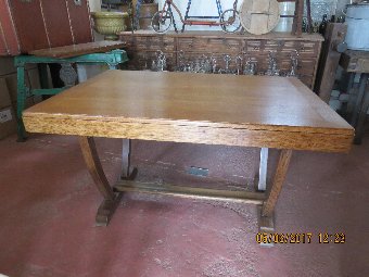 FRENCH OAK DECO TABLE C.1920