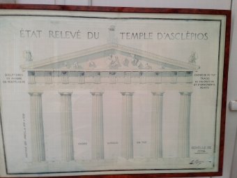 Antique Late 19th century 100cm by 73cm French architectural drawing.