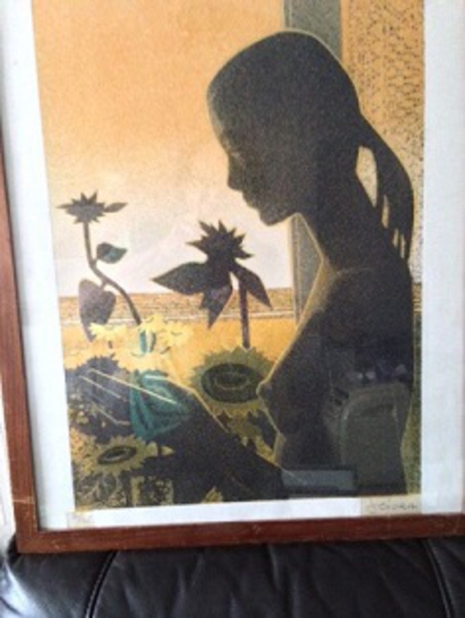 Antique An exquisite mid-20th century 59cm by 47cm lithograph, signed by the artist and numbered 26 out of 175. 