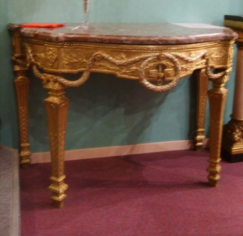French console table