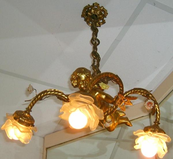 Small antique lamp