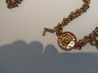 Antique CHANEL - Collectors! ULTRA RARE Iconic Vintage Charms Belt - ONE OF A KIND!!!