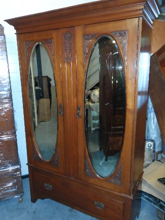 Large Redwood colour wardrobe (CODE 055)