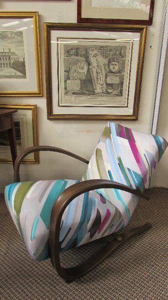 Abstract fabric easy chair CODE CH695