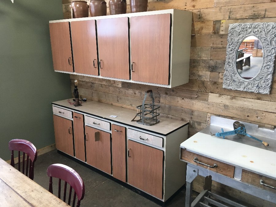 1950s on sale kitchen hutch