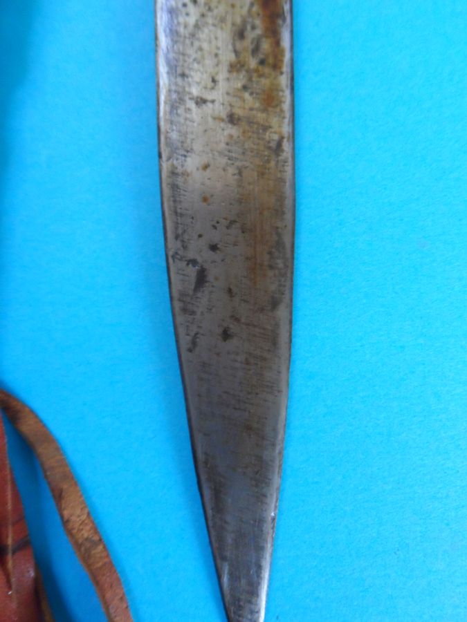 Antique 19th Century African Maasai Tribal Ceremonial Dagger