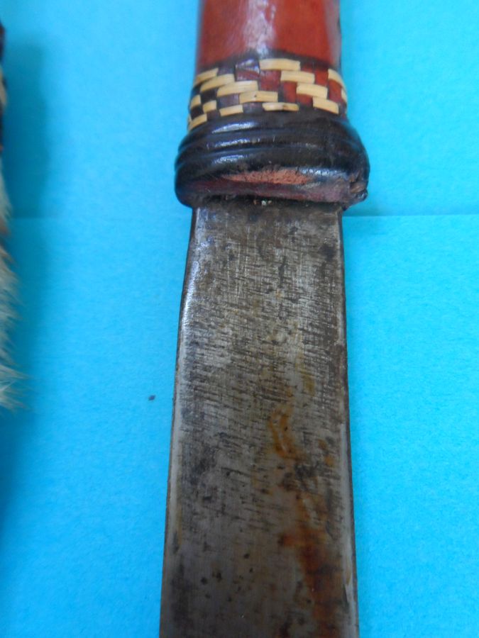 Antique 19th Century African Maasai Tribal Ceremonial Dagger