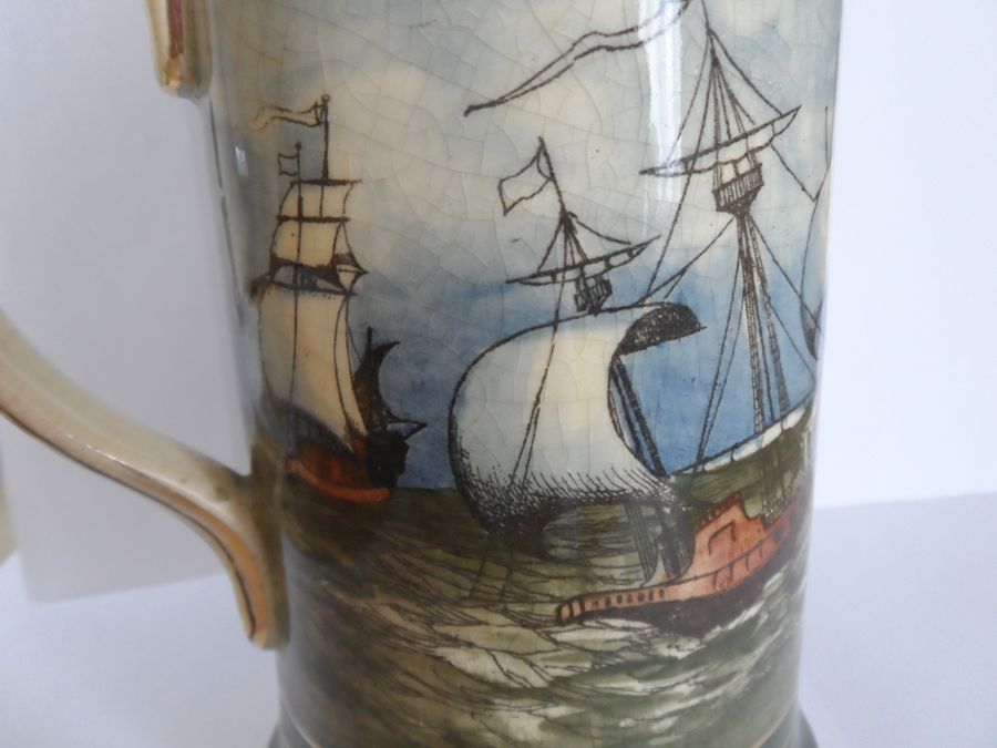 Antique  Royal Doulton Galleons D2677 Jug/Pitcher