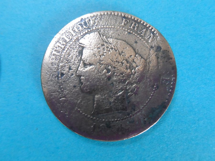 Antique A Selection of French Coins from 1791 to 1948