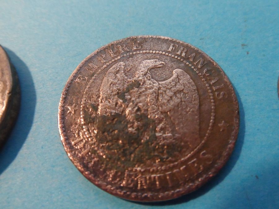 Antique A Selection of French Coins from 1791 to 1948