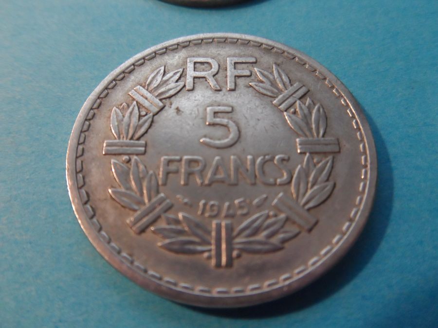 Antique A Selection of French Coins from 1791 to 1948