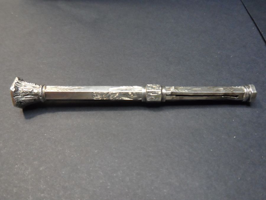 Antique Silver Propelling Pencil for Spares or Repairs