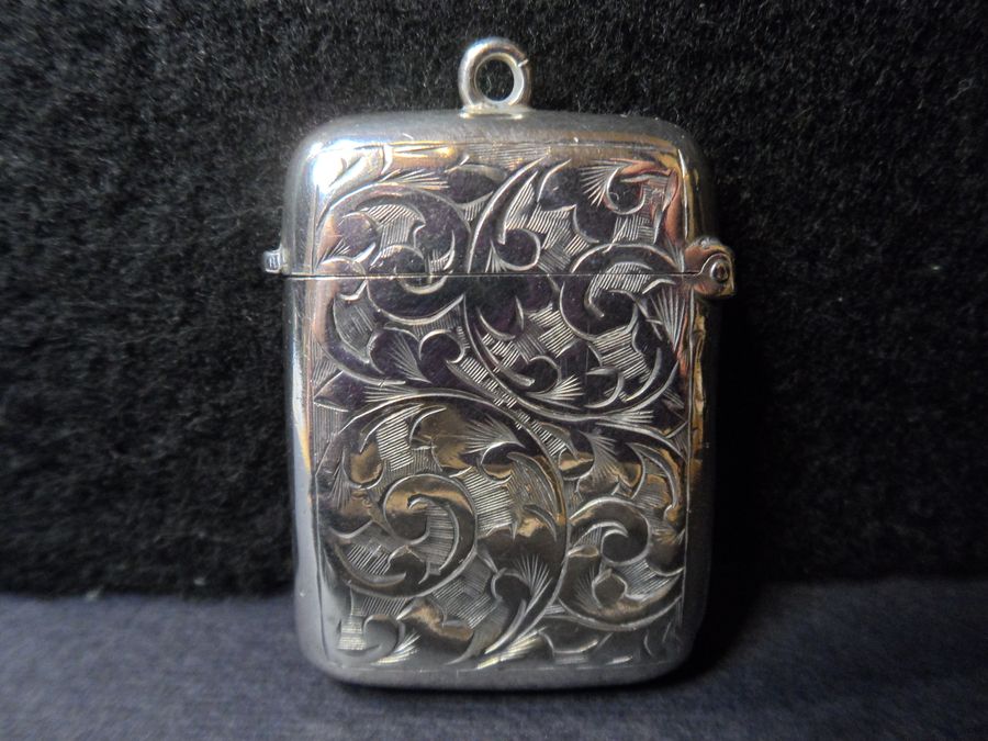 Antique 1899 Silver Vester by John Betjemann