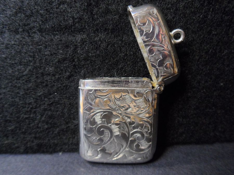 Antique 1899 Silver Vester by John Betjemann