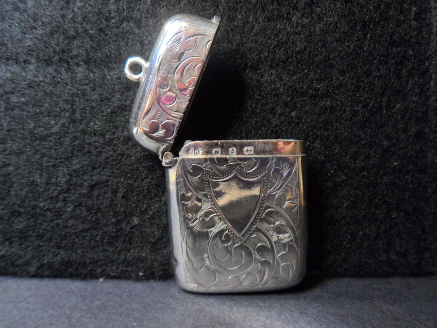 Antique 1899 Silver Vester by John Betjemann