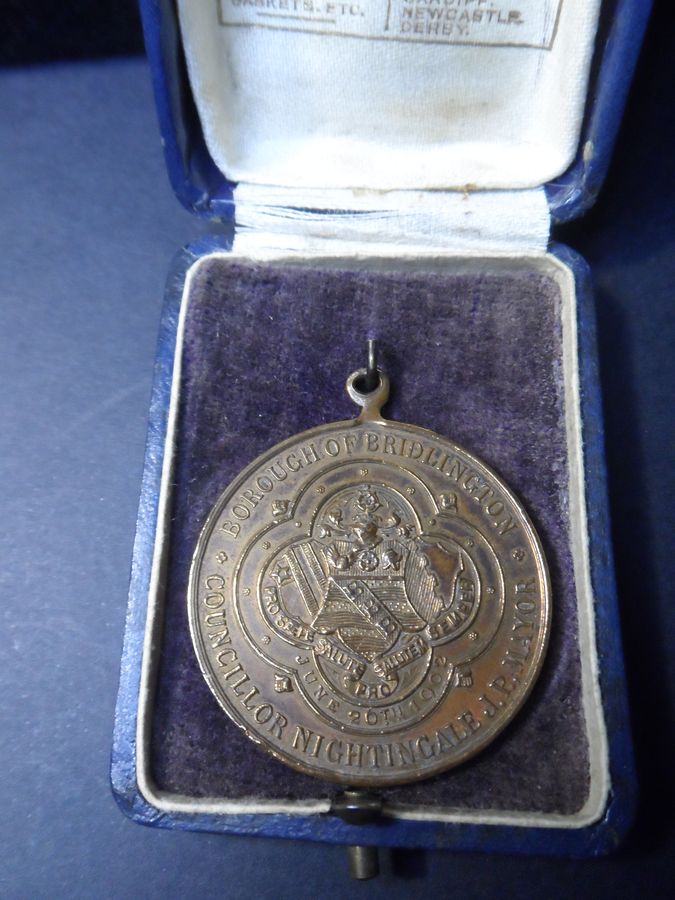 Antique 1902 Coronation Medal and Box