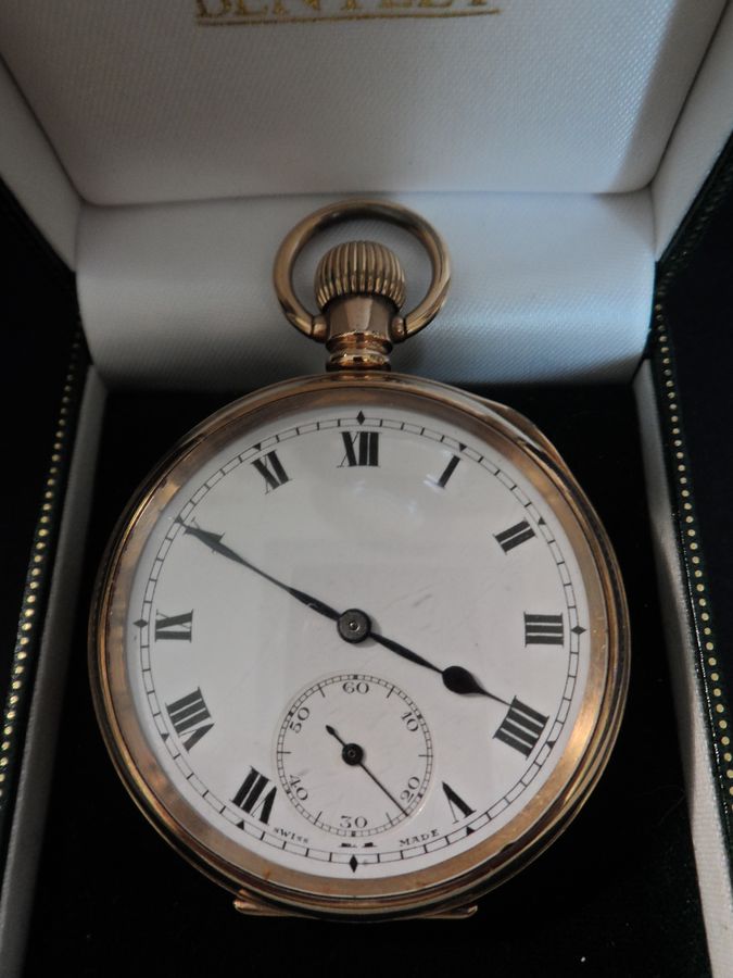 1920's Tavannes Watch Co 21 Jewels Gold Filled Pocket Watch