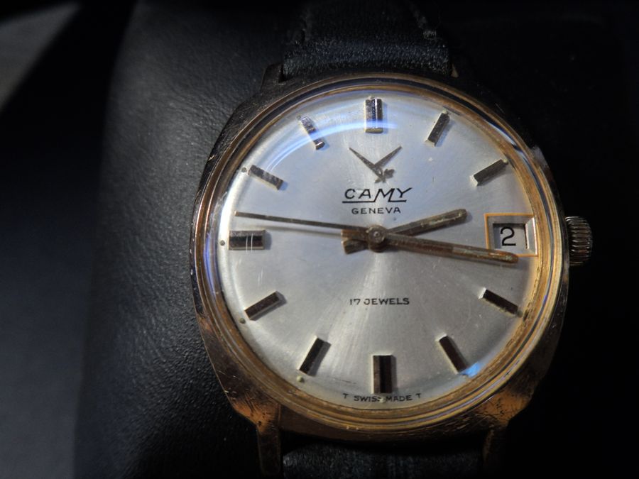 1960's Camy Geneva 17 Jewel G10 Gold Filled Gents Wrist Watch