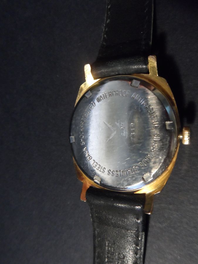 Antique 1960's Camy Geneva 17 Jewel G10 Gold Filled Gents Wrist Watch