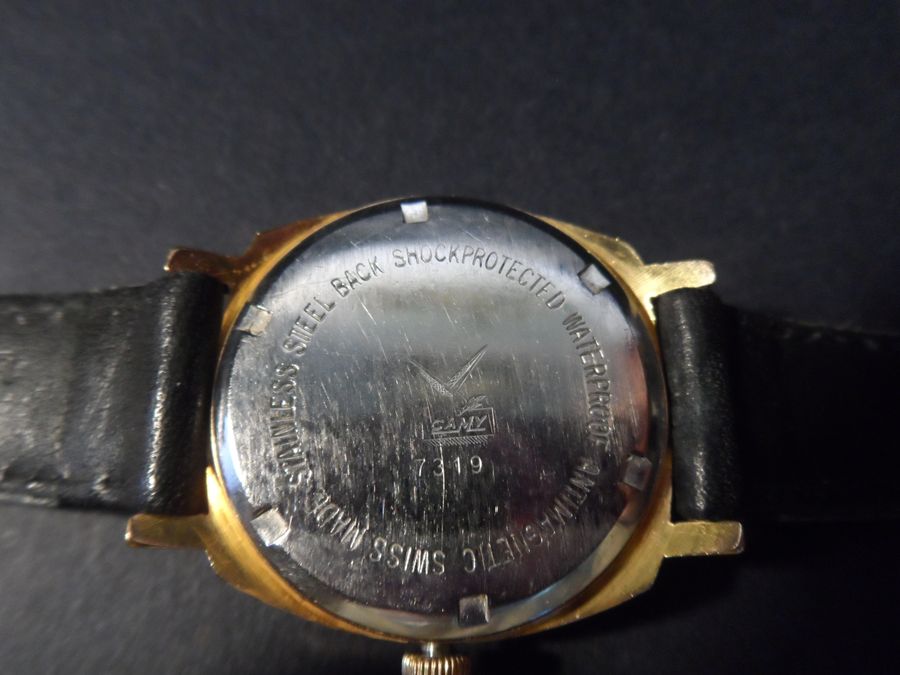 Antique 1960's Camy Geneva 17 Jewel G10 Gold Filled Gents Wrist Watch