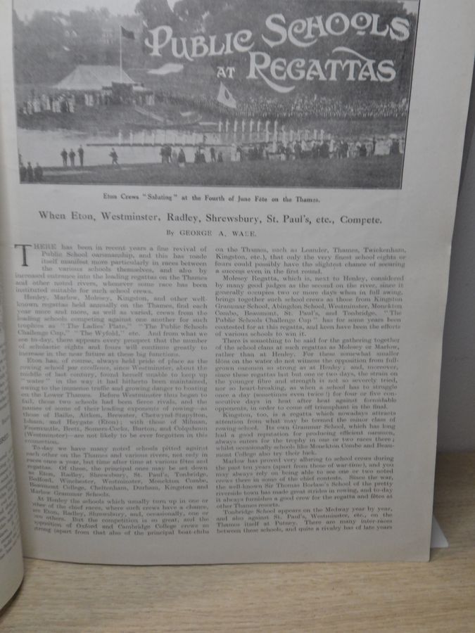 Antique 1922 August The Boys Own Paper Part 10 Vol XL1V