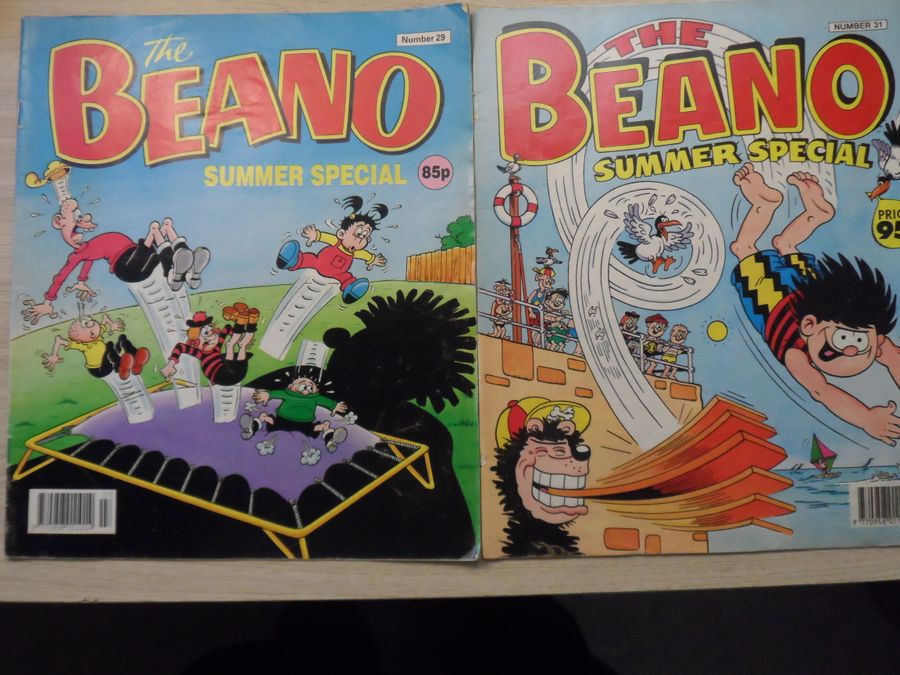 Two Beano 1991 No's 29 & 31 Summer Special Comics