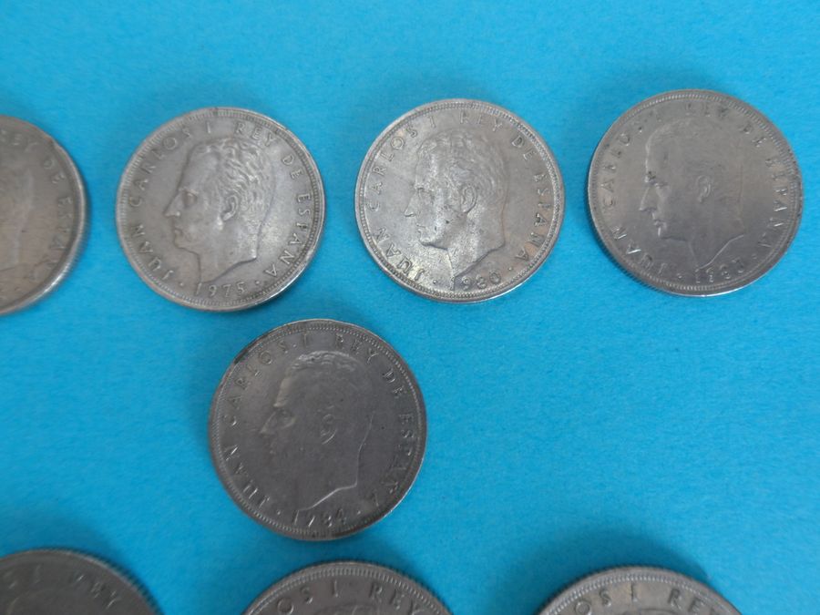 Antique Selection of 50's and 80's Spanish Pesetas