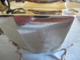 Antique A Silver Tea Service by Goldsmiths & Silversmiths Co 