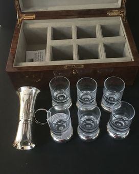 Antique A 6 glass 