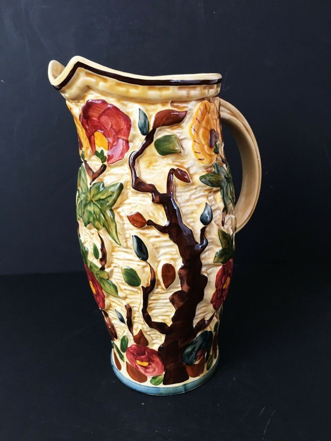 Indian tree jug made by H.J.Wood of Staffordshire