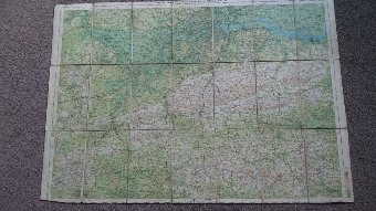 Antique 1904-1920 Bartholomew’s “Half-Inch to Mile” map set of England & Wales