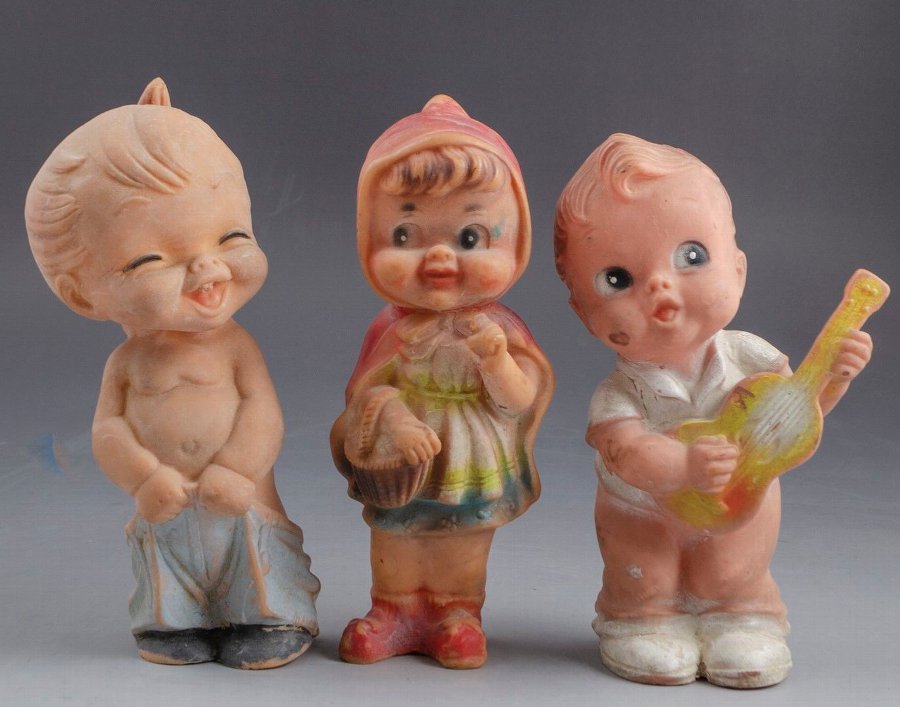 antique rubber dolls