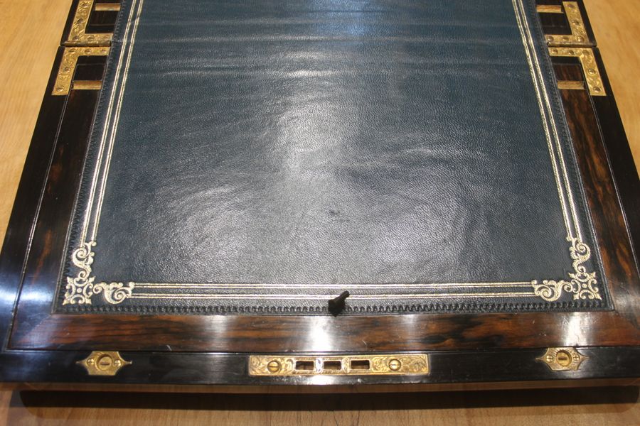 Antique An exceptional quality Victorian coromandel writing slope