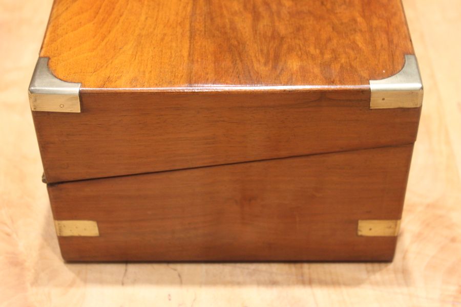 Antique Victorian walnut writing slope