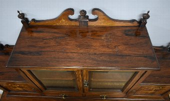 Antique Late Victorian Rosewood Writing Desk