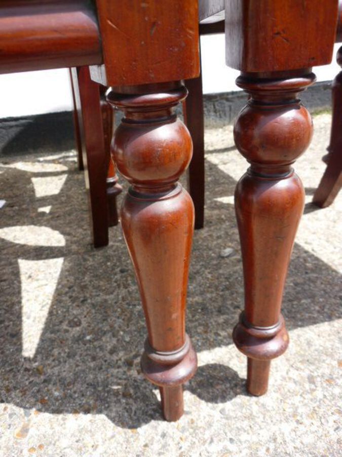 Antique Set of 6 Early Victorian Dining Chairs